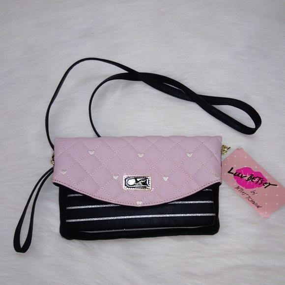 Betsey Johnson Blush Pink Crossbody - Picture 2 of 4